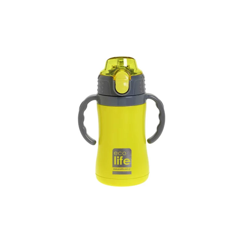 Eco Life Thermos Bottle Yellow 300ml 
