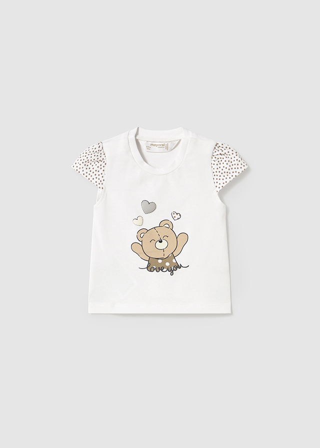 Mayoral Short sleeve t-shirt - Wht-cookie