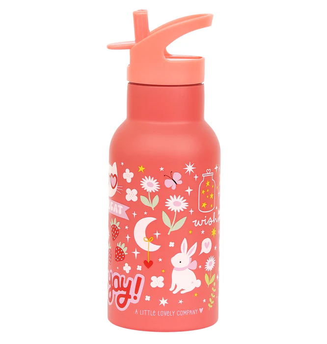 A Little Lovely Company - Stainless steel drink bottle, Fun