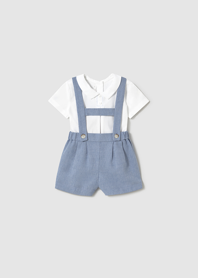 Mayoral Shorts with suspenders set - Riviera