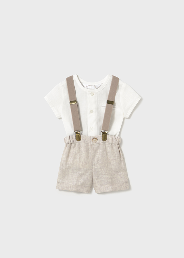 Mayoral Shorts and shirt set - Linen