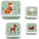 A Little Lovely Company Lunchbox 4Set Forest Friend 