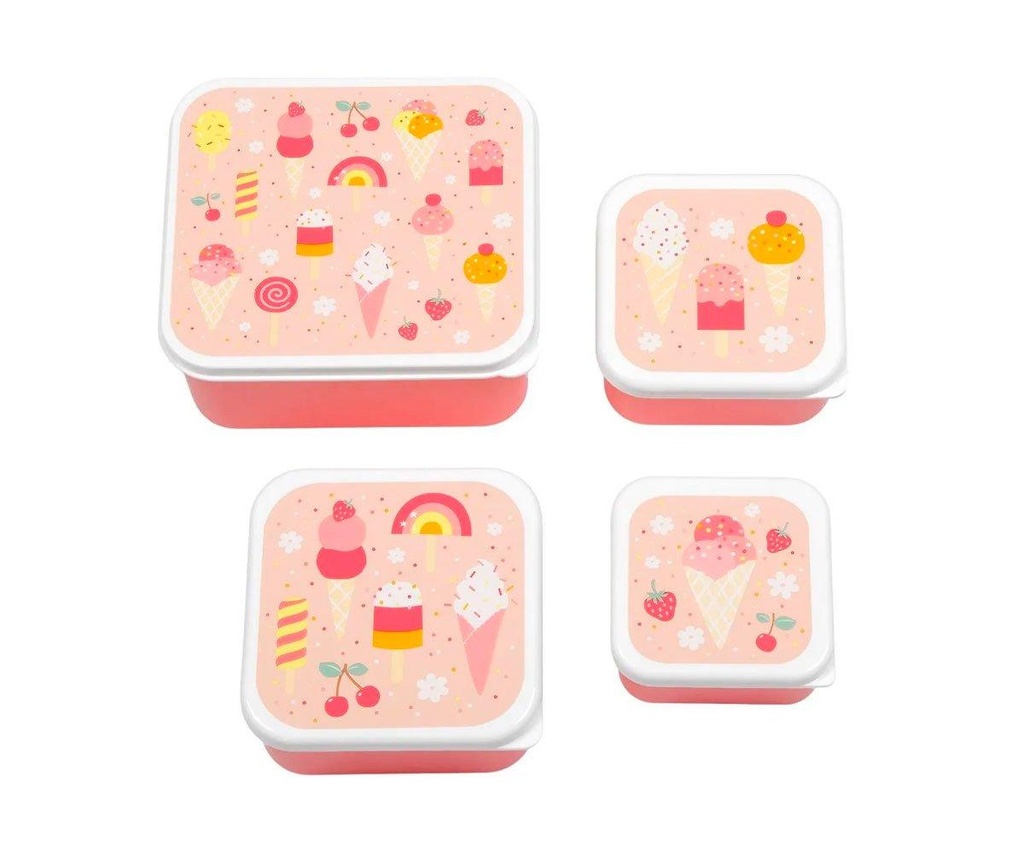 Lunch & snack box set Ice-cream