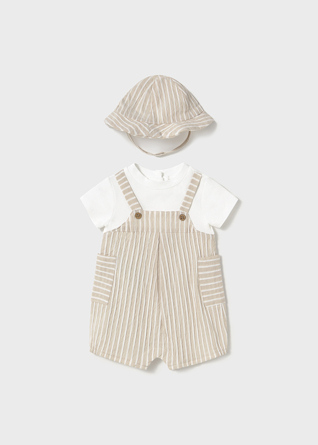 Mayoral Short bodysuit with hat - Root