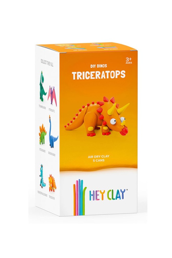 Hey Clay Triceratops