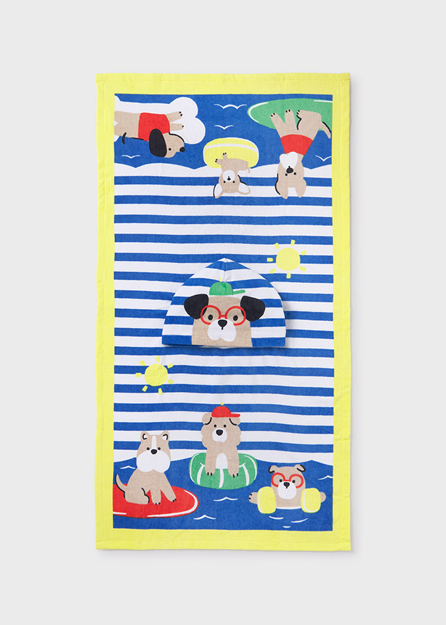 Mayoral Beach towel - Puppies