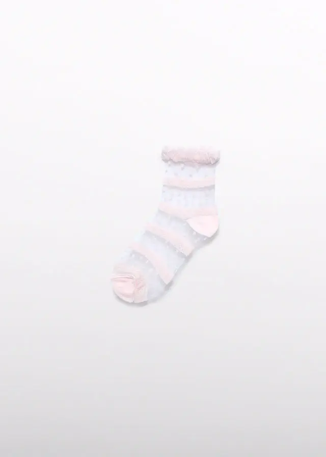 Abel & Lula Jacquard sock - Peony