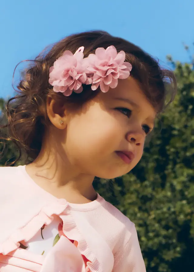 Abel & Lula Flower hair clip - Peony