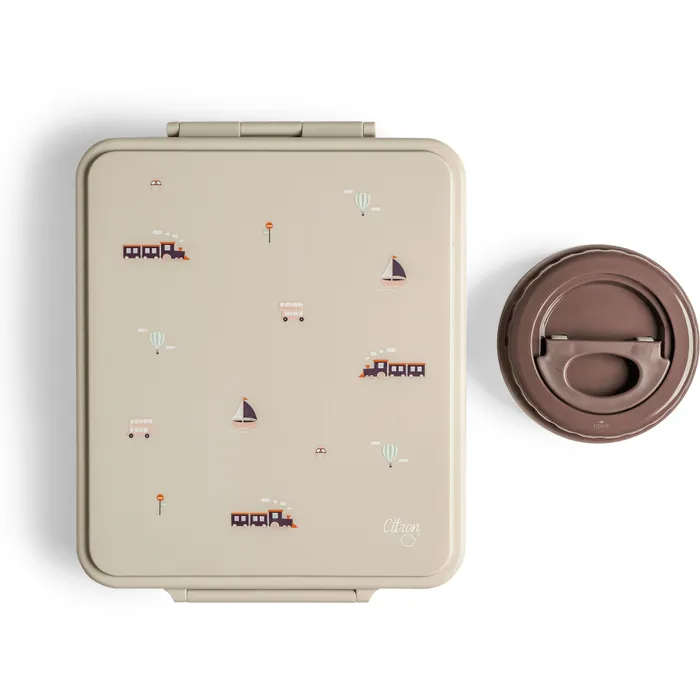 Citron Grand Lunchbox & Thermos - Vehicles 