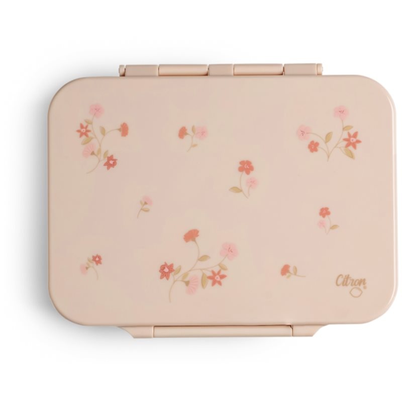 Citron Tritan Lunch Box Flowers 700 Ml