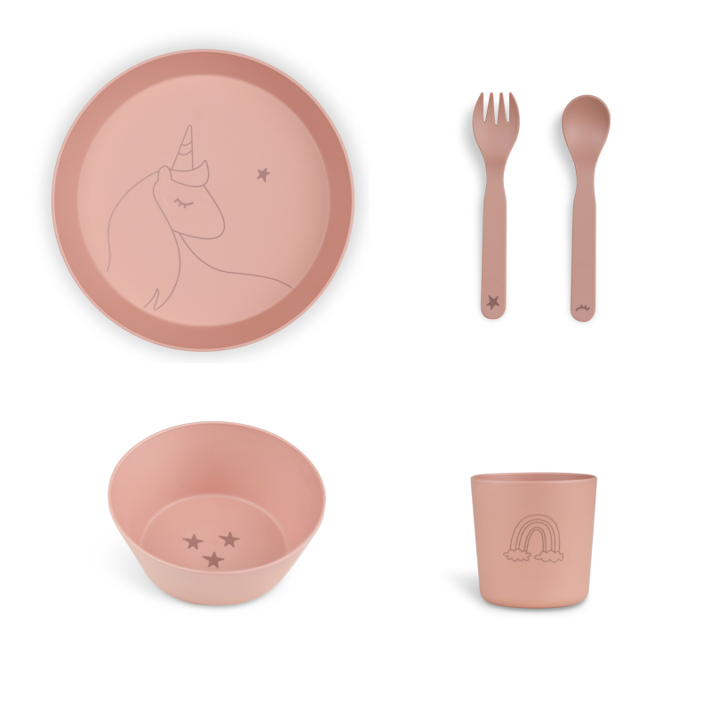 Citron Bio Based Tableware set - Unicorn 