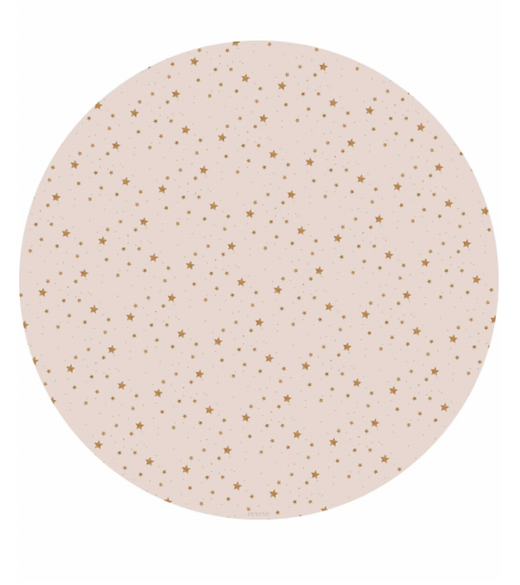 Eeveve Almond Stars Round Splash & Weanning Mat 