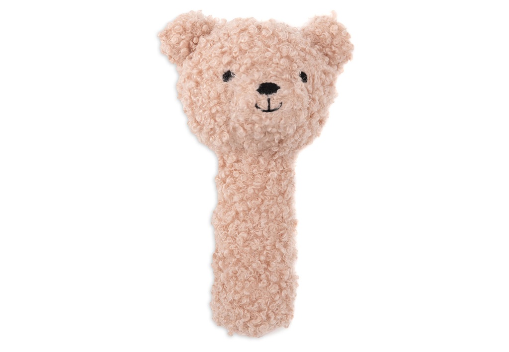 Jollein Rattle Teddy Bear Pink 