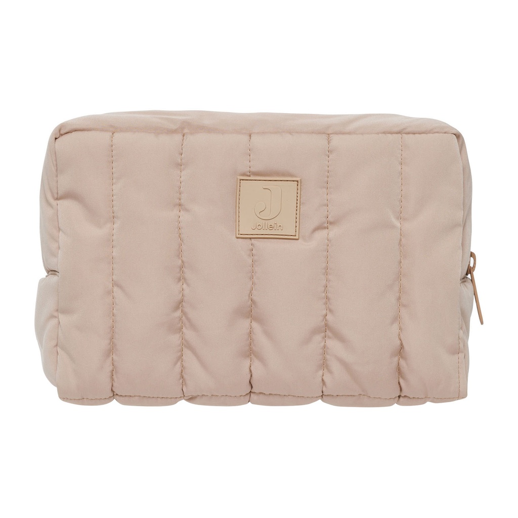 Jollein Puffed Toiletry Bag - Biscuit