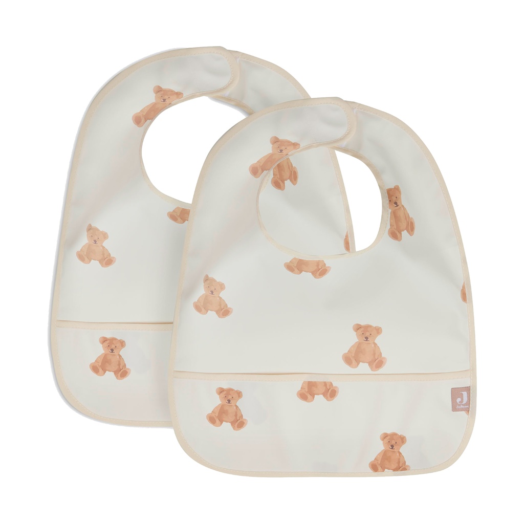 Jollein Teddy Bear Waterproof bib (2) 