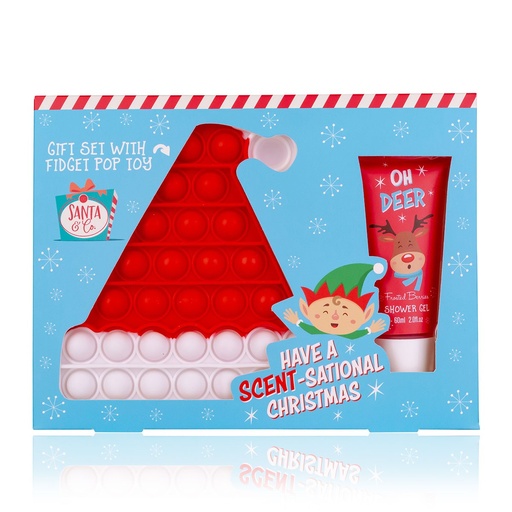 Bath Set with po toy Santa & Co