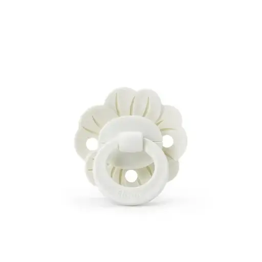 Elodie - Binky Bloom - Natural Rubber-0-6 months - Vanilla White