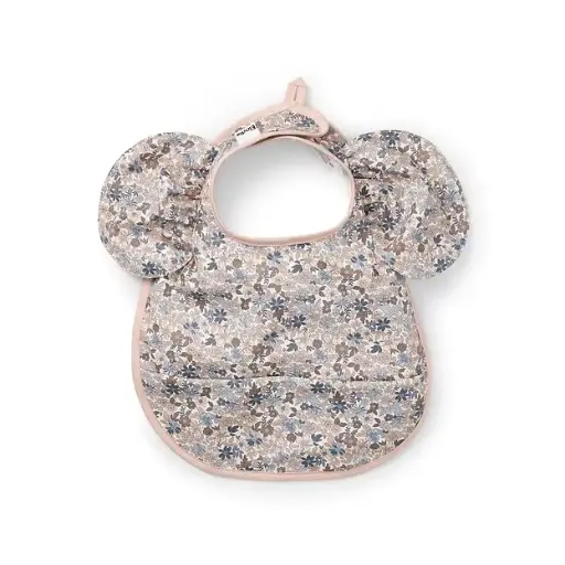 Elodie - Baby Bib - Blue Garden