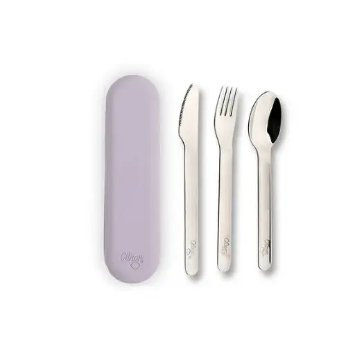 Citron - Stainless Steel Cutlery Set - Lilac 
