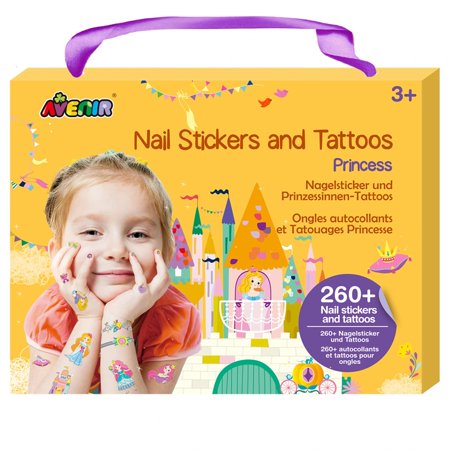 Nail Stickers and Tattoos / Princess
