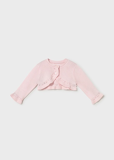  Mayoral Basic knit cardigan Baby Rose 