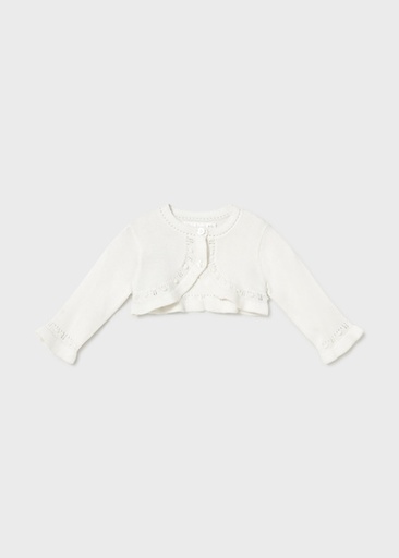  Mayoral Basic knit cardigan Natural   