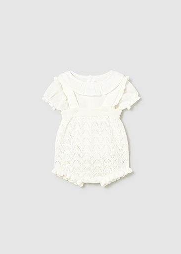  Mayoral Knit dungarees set Pottery   