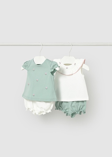  Mayoral short pant set Aqua      