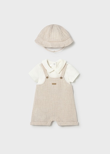  Mayoral Short romper Wheat     