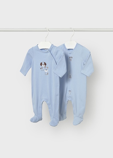  Mayoral long onesie set of two Sky       
