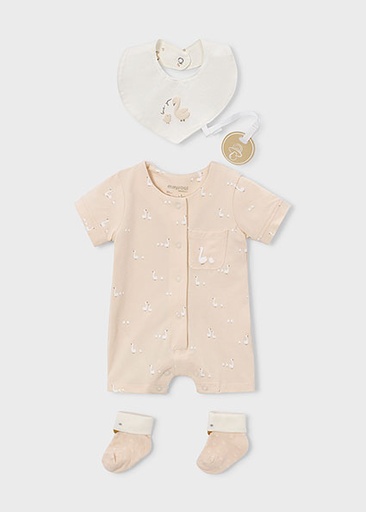  Mayoral short pijama gift set Chickpea  