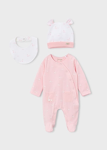  Mayoral long pijama gift set Baby Rose 