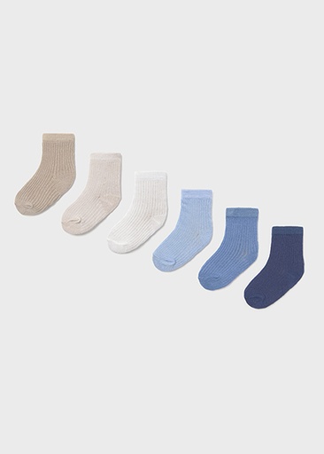  Mayoral Set of 6 socks Blue      