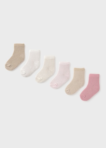  Mayoral Set of 6 socks Roses     