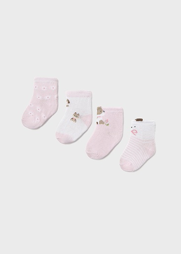  Mayoral 4pc set socks Baby Rose 