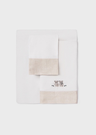 [9121 -Wheat -120]  Mayoral Bed sheets Wheat     