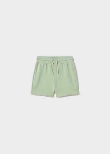 Mayoral Basic fleece shorts matcha