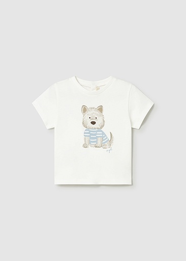 Mayoral S/s t-shirt Cream