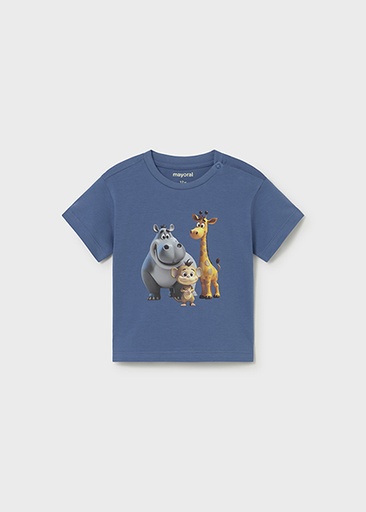 Mayoral Animal t-shirt s/s Cobalt
