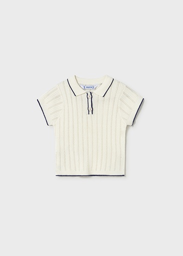 Mayoral S/s polo Natural