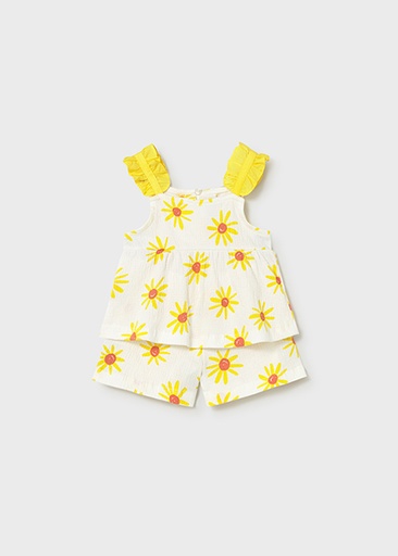Mayoral Bambula shorts set Mimosa