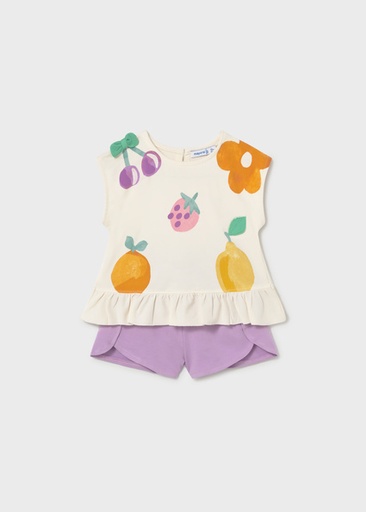 Mayoral Shorts set Lilac