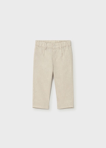 Mayoral Linen suiting pants oat mixed