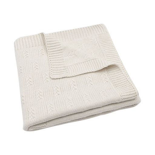 Jollein Blanket Grain Knit - Oatmeal