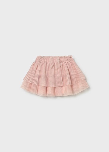 Mayoral Pleated tulle skirt Blossom