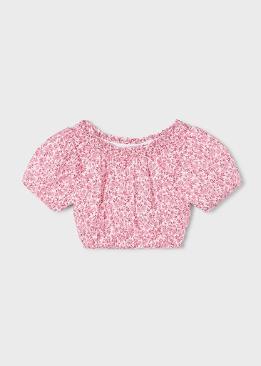 Mayoral Printed dobby top Candy