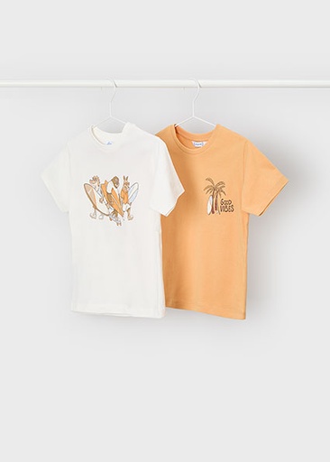 Mayoral 2 t-shirts set Peach