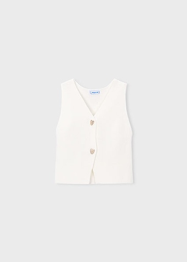 Mayoral Knitting vest Bone