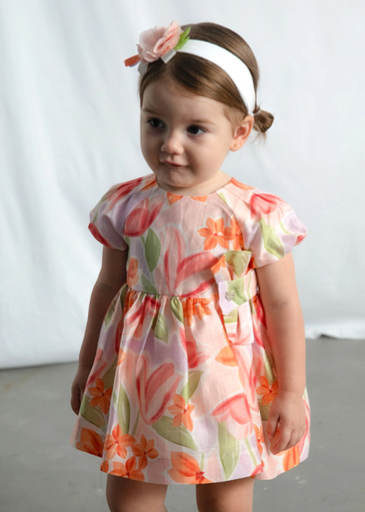 Mayoral Printed dress Blossom Flower
