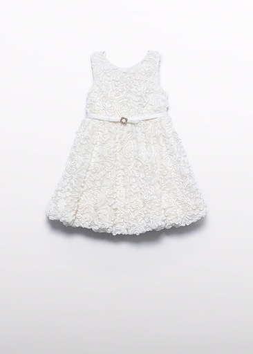 Abel & Lula puffed dress Cream